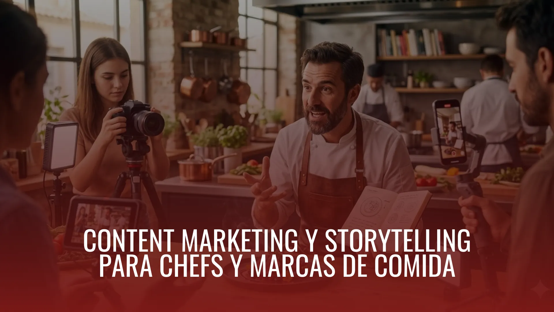 CONTENT MARKETING Y STORYTELLING PARA CHEFS Y MARCAS DE COMIDA
